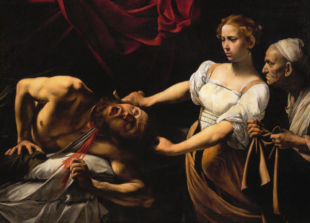 caravaggio-08-Giuditta decapita Oloferne